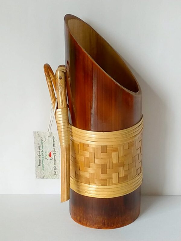 Bamboo Wine Bottle Stand
